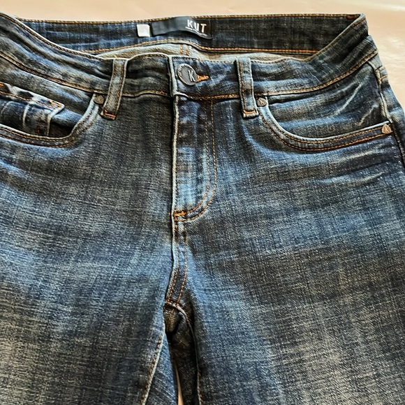 Kut From The Kloth Catherine Crop Straight Leg Mid Rise Size 2 - Picture 14 of 16